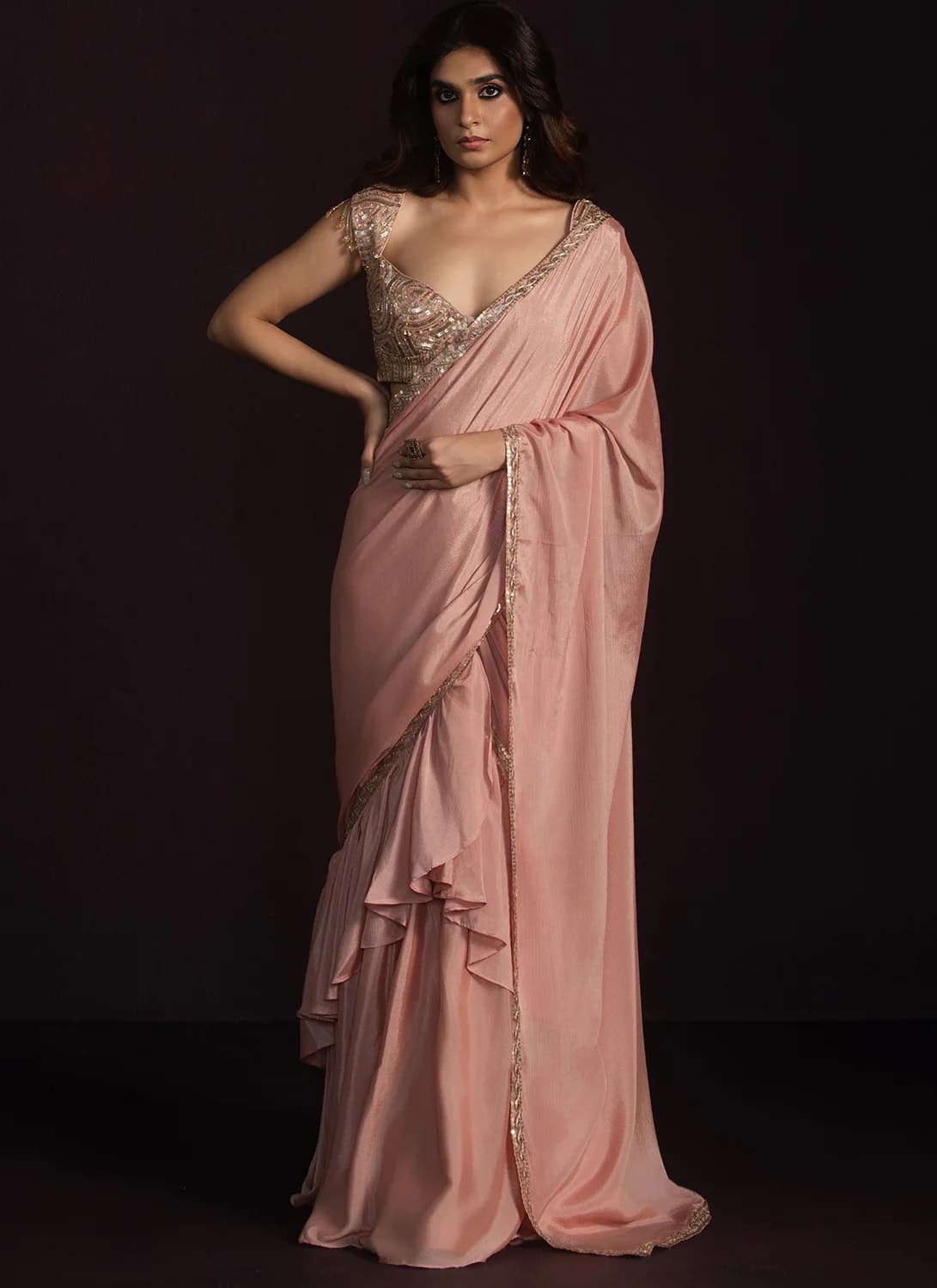 Chiffon / Georgette Saree - sarees by The Dhaaga Tales